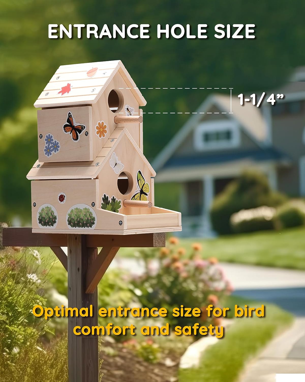 Wooden Toys Bird House Kit for Kids