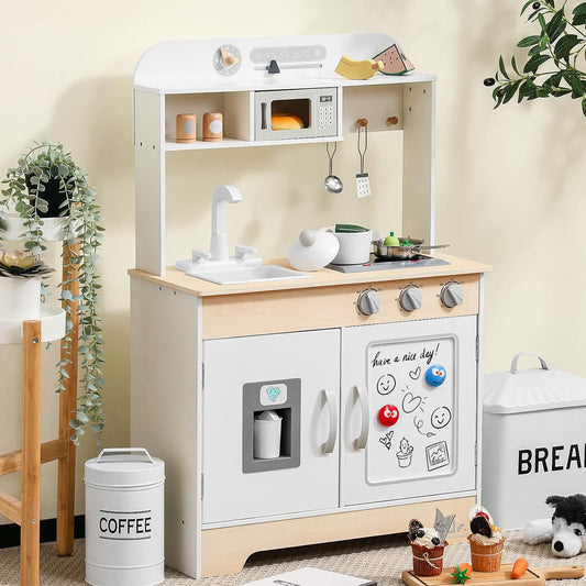 Wooden Play Kitchen Set, M Size