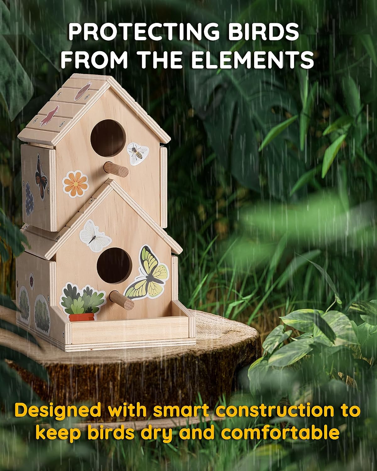 Wooden Toys Bird House Kit for Kids