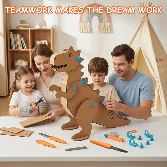 Educational Cardboard Construction Set for Hands