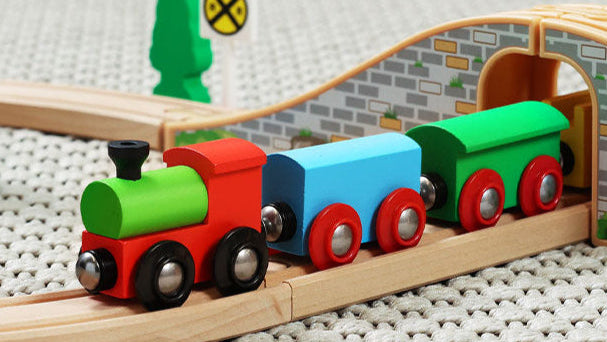 Double-Side Train Tracks-SainSmart Jr.