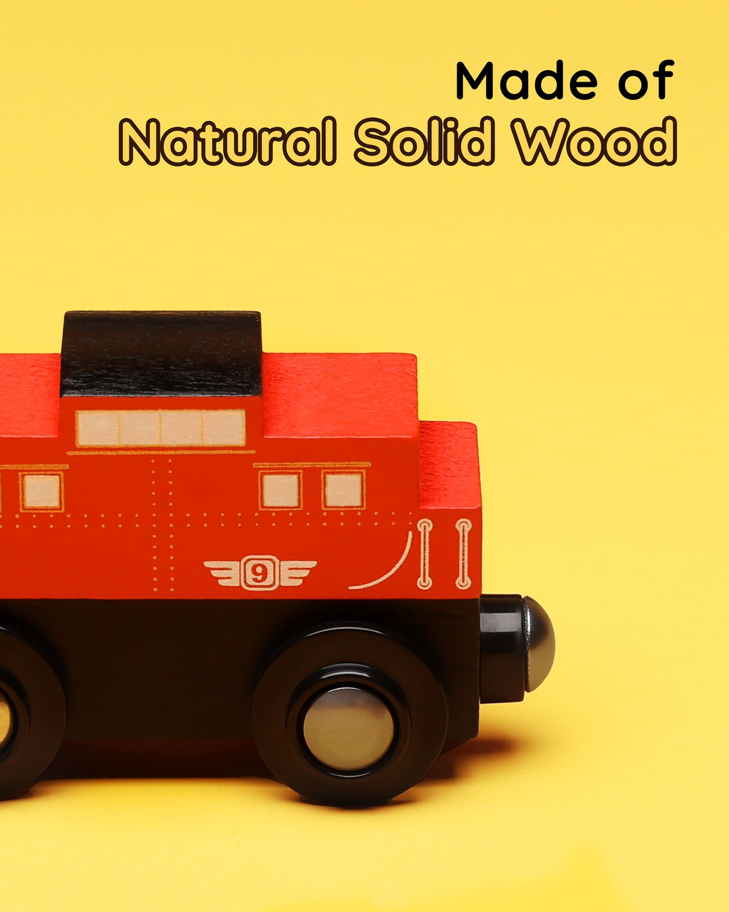 MADE OF NATURAL SOLID WOOD