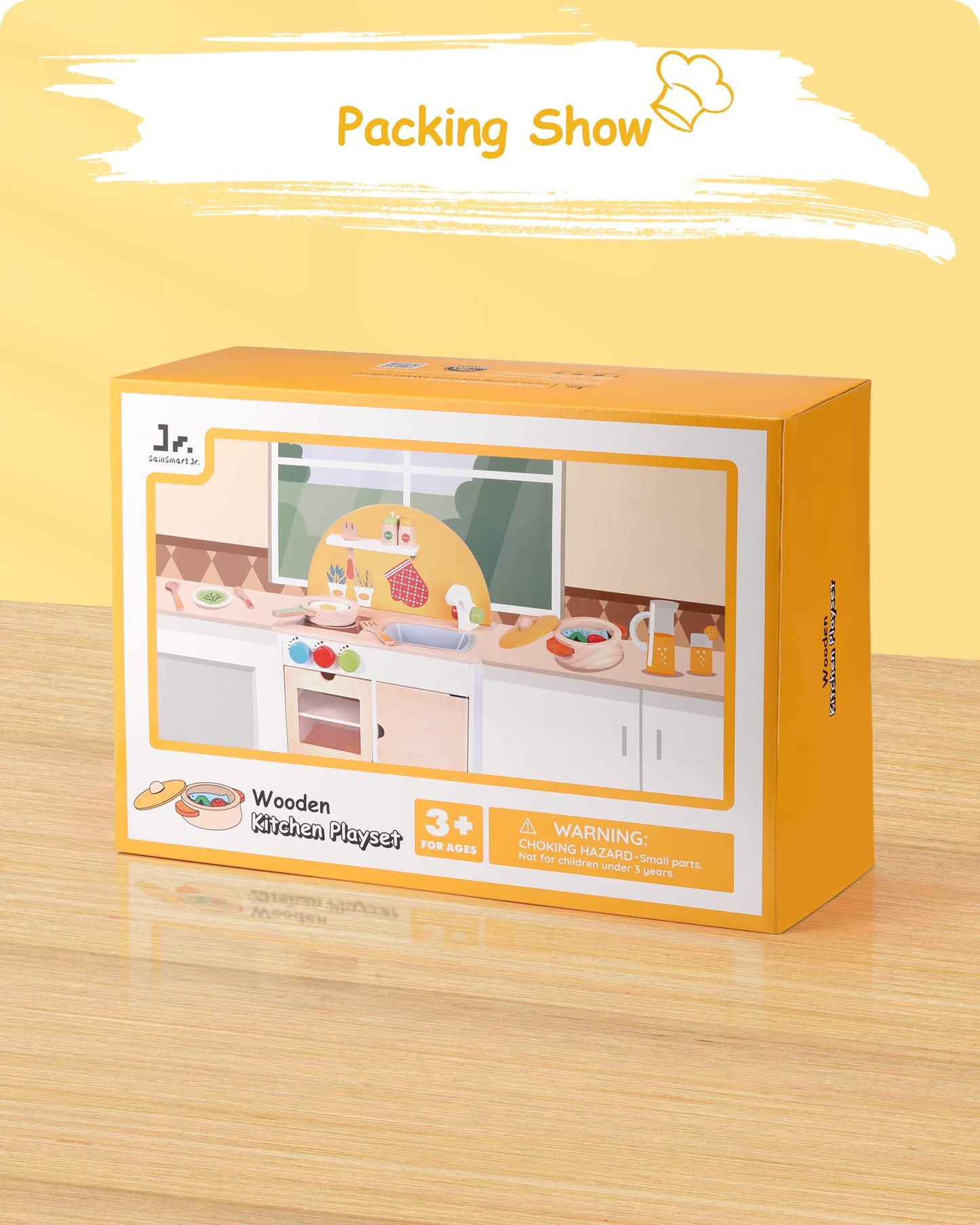 Wooden Kitchen Playset-7