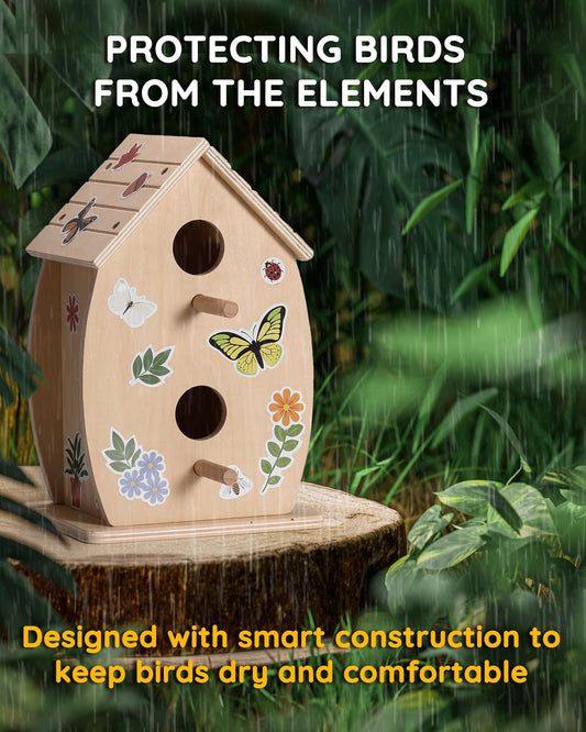 Wooden Toys Bird House Kit for Kids