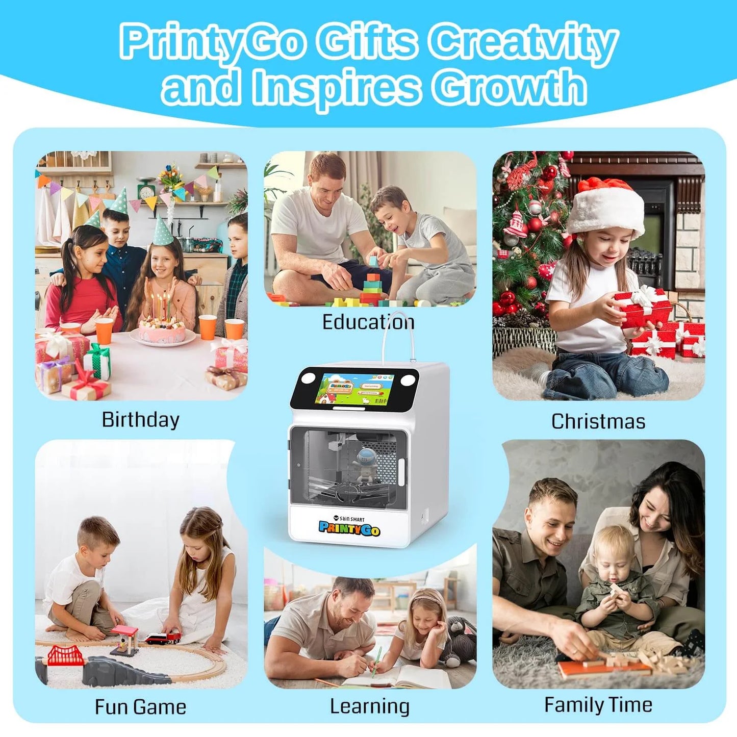 PrintyGo 3D Printer for Kids