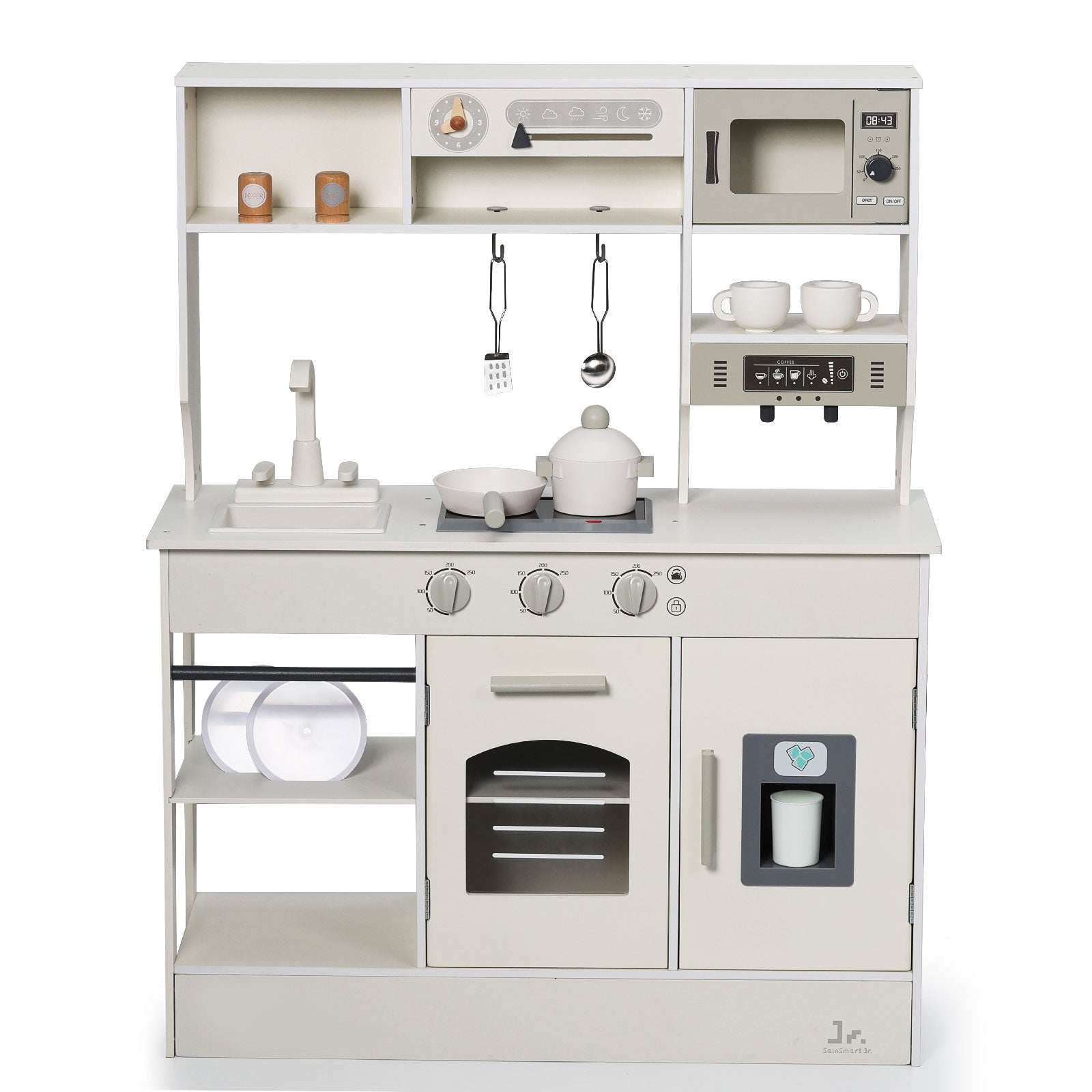 Wooden Play Kitchen Set, L Size
