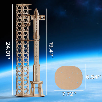 3D Puzzle Space-X Starship Super Heavy Booster