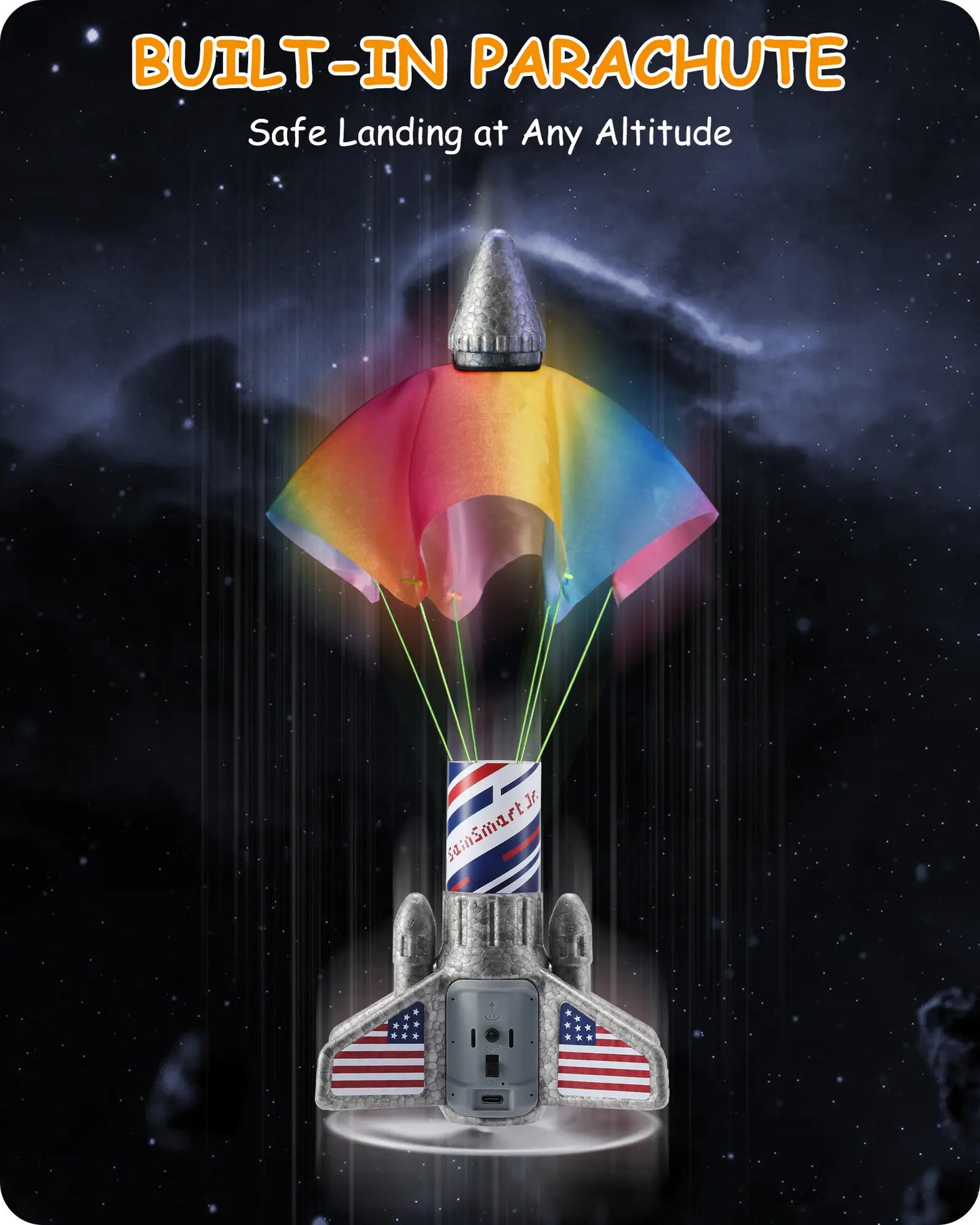 Motorized Air Rocket Toy Upgraded Version