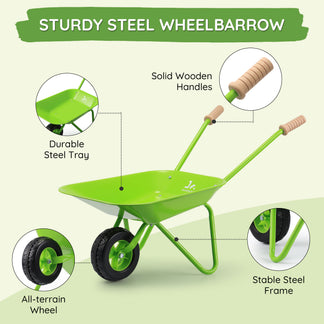 Gardening Set with Wheelbarrow