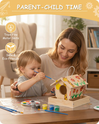 4-in-1 Woodworking Building STEM Projects Set