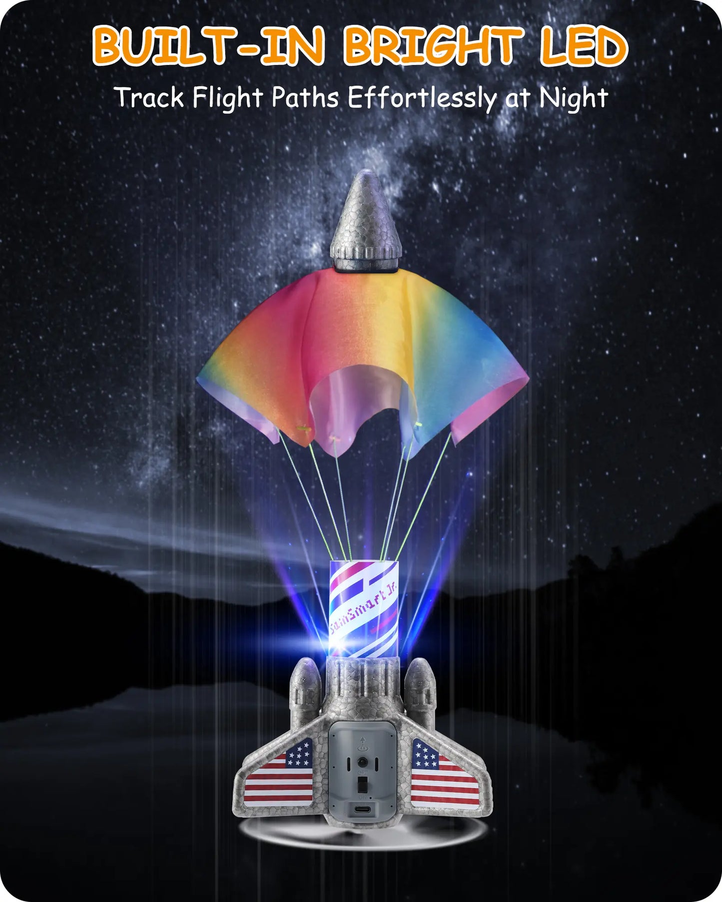 Motorized Air Rocket Toy Upgraded Version