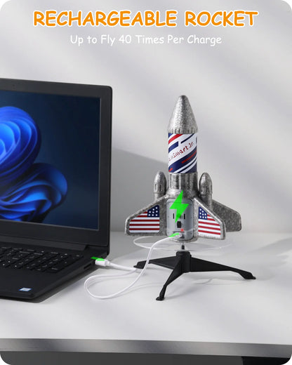 Motorized Air Rocket Toy Upgraded Version