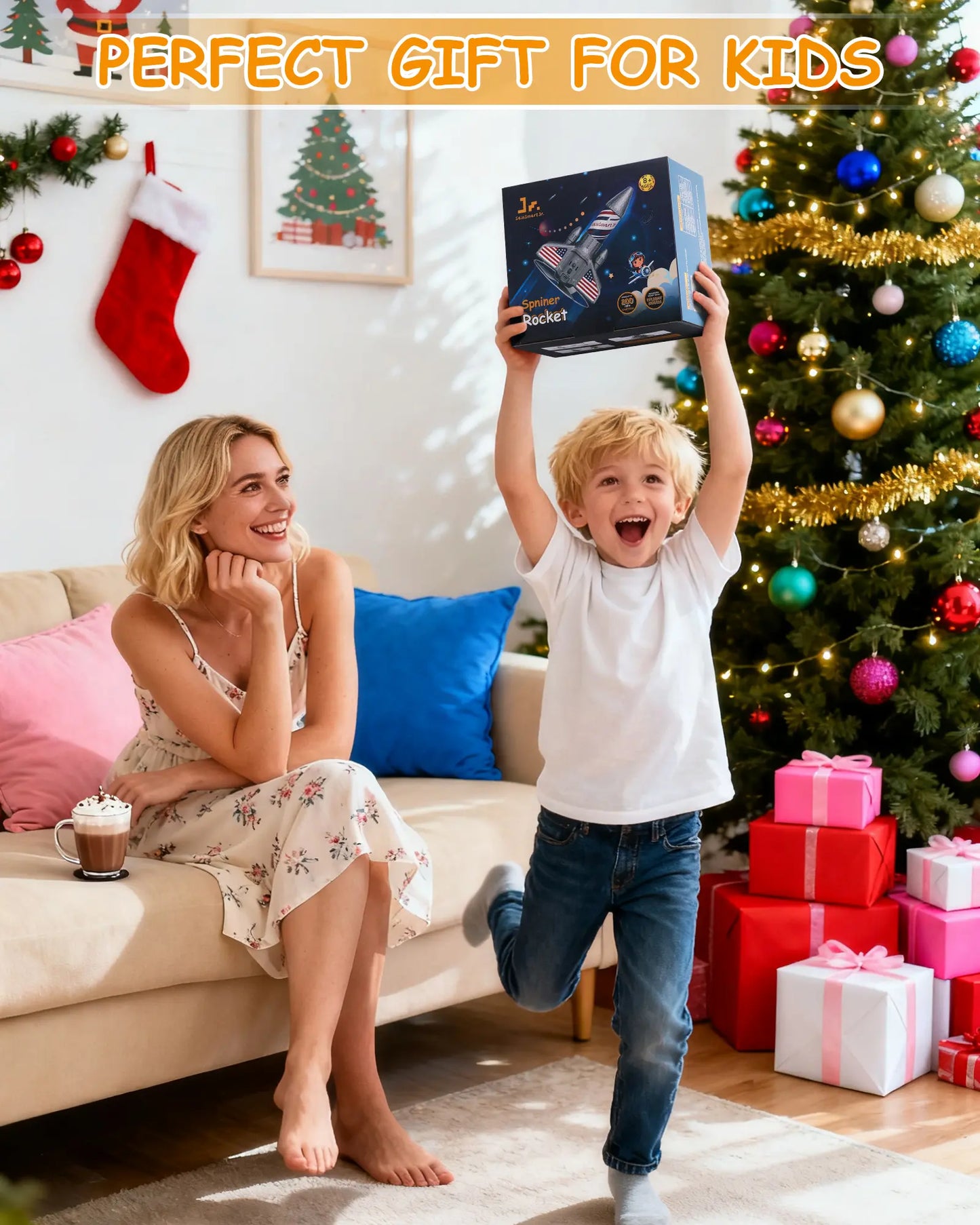 Motorized Air Rocket Toy Upgraded Version