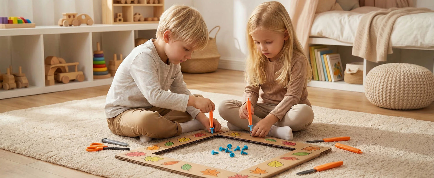Cardboard Construction Tools for Kids