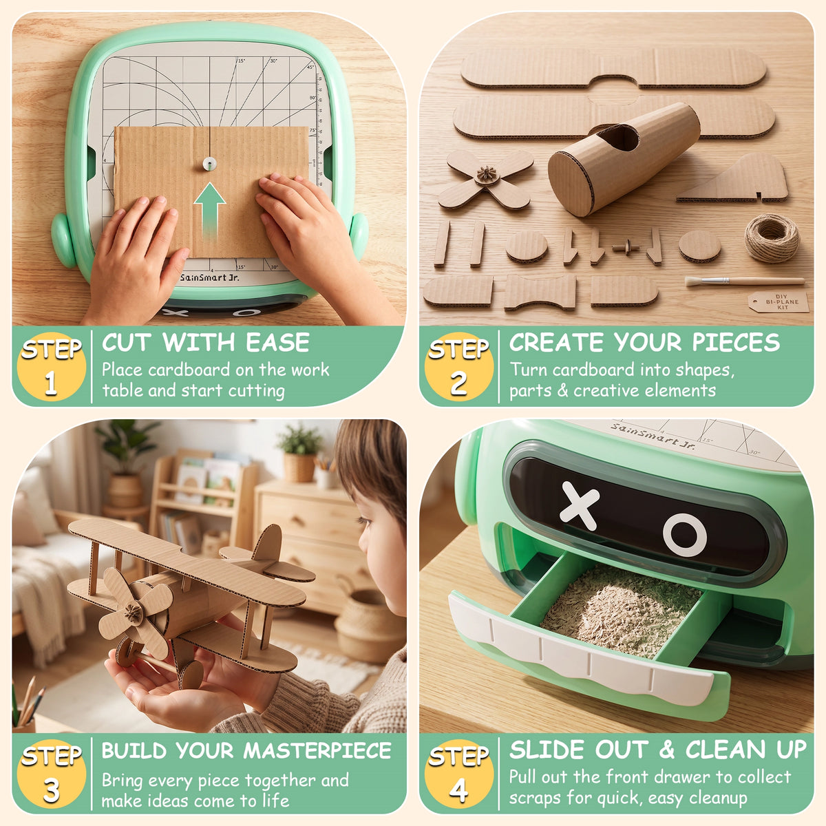 Cardboard Cutter for Kids, Safe DIY Cutting Tool for Crafts