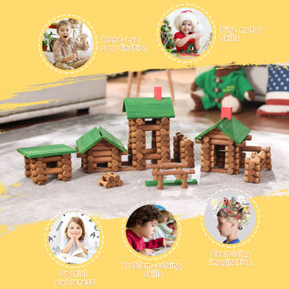Compatible with Lincoln logs