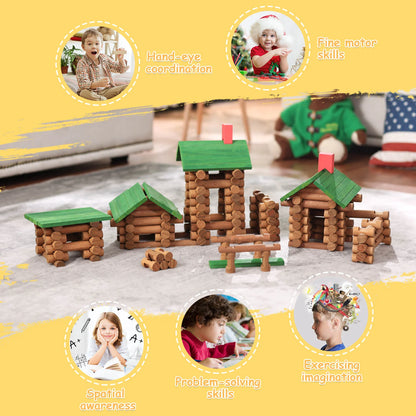 Compatible with Lincoln logs