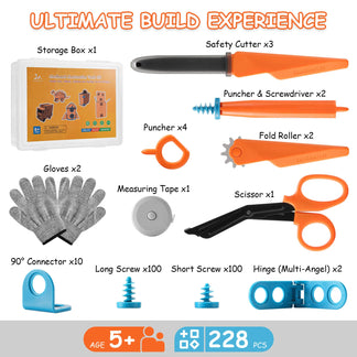 DIY Cardboard Building Tools for Kids STEM Activities
