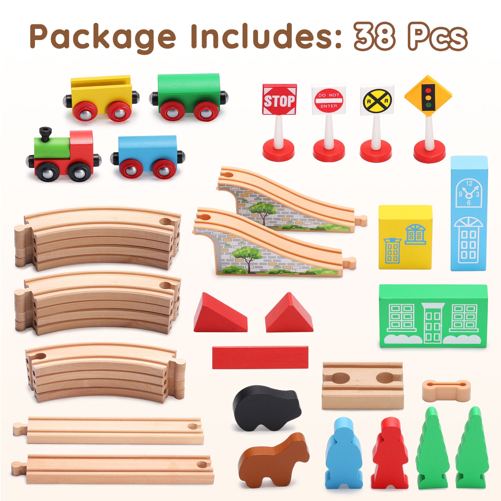 package includes: 38 pcs