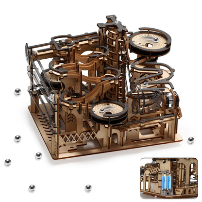 Galaxy Walk 3D Wooden Marble Run Kit-1