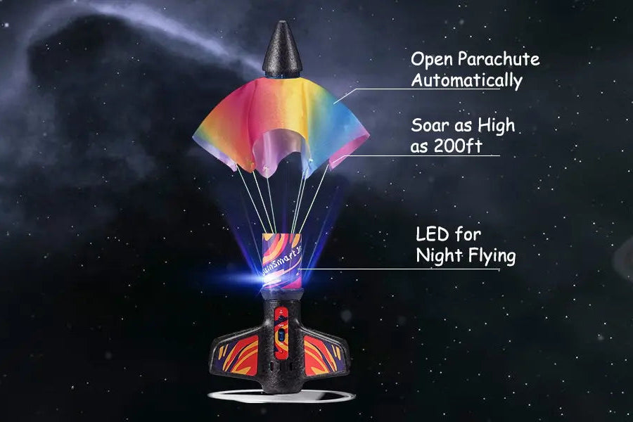 Colorful kite with LED lights