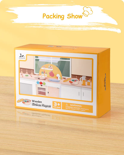 Wooden Kitchen Playset-7
