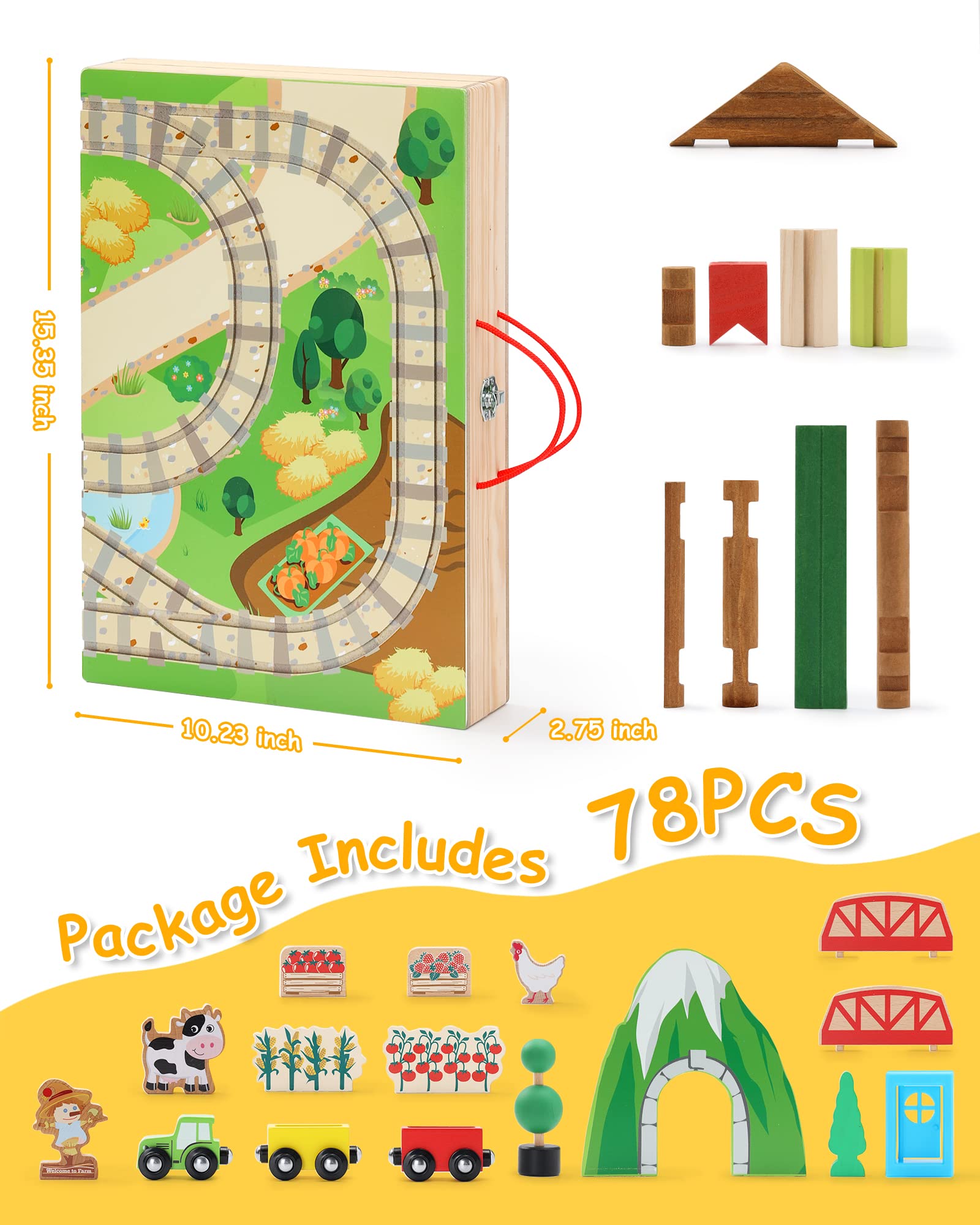 package includes 78 pcs