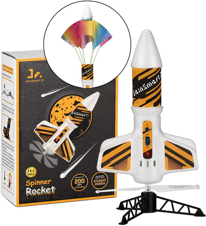Motorized Air Rocket Launcher with Parachute